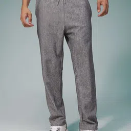 MADSTO Men Mid Rise Straight Fit Trousers-picture-12