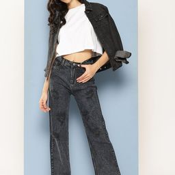 CORSICA Women Black Cotton Stretchable Jeans-picture-14