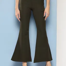 BAESD Girls Bootcut High-Rise Cotton Trousers-picture-49
