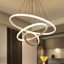 KINIS Gold-Toned & White Textured Aluminium Spherical Shaped Ceiling Lamp-3