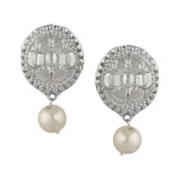 Stefan Rhodium-Plated Dangler Drop Earrings-image-21