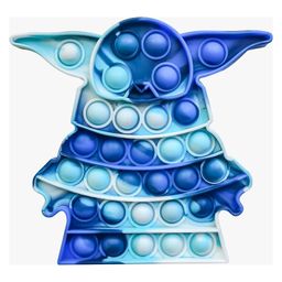 FunBlast Alien Shaped Pop Bubble Stress Relieving Silicone Pop It Fidget Toy Pack of 2 - Multicolor image 2
