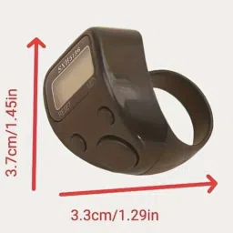 fashion appearance Portible Finger Ring Type Digital Counting Machine with LED Light Digital Tally Counter image 4