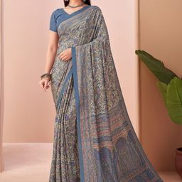 DIVASTRI Paisley PrintedSaree-picture-31