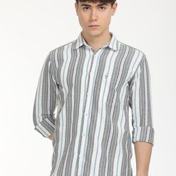STYLOFY Men Comfort Multi Stripes Opaque Striped Casual Shirt-image-76