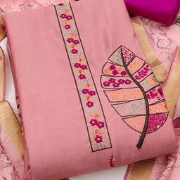 Maroosh Embroidered Pure Cotton Unstitched Dress Material-image-58