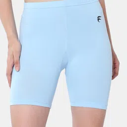 Envie Women Turquoise Blue Shorts-picture-34