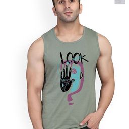 SLOWLORIS Men Pack of 2 Printed Bio-Wash Combed Cotton Gym Vests-picture-46