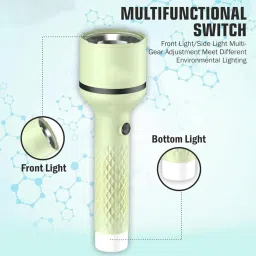oximus Type-C Fast Charging Rechargeable Mini Pocket LED Torch Light for 5 hrs Torch Emergency Light image 4