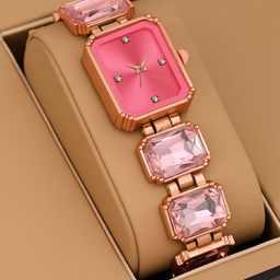 SWADESI STUFF Women Dial & Straps Analogue Watch CVD ROSEGOLD 81-picture-15