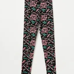 Fame Forever by Lifestyle Girls Printed Slim-Fit Ankle-Length Leggings-picture-1