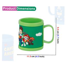 Fiddlerz Cartoon Printed Mugs Pack of 6 Multicolour - 200 ml Each image 3