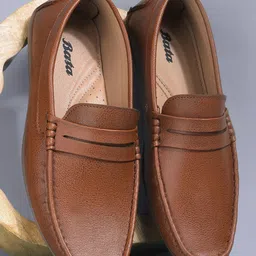 Bata Men Leather Formal Loafers-picture-6