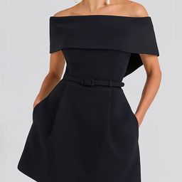 Bebe Women Off-Shoulder Bodycon Mini Dress-image-44