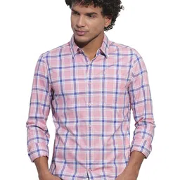 Being Human Men Classic Opaque Checked Casual Shirt-picture-13