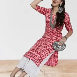 KANUDA Women Maroon Crepe A-Line Kurtas-picture-30