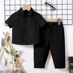 YK Boys Shirt with Trousers-16