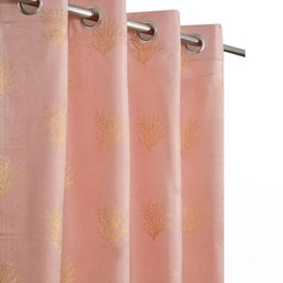 Myntra Elegant Homes Set Of 3 Pink Velvet Long Door Curtains-picture-30