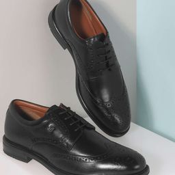 J.FONTINI Men Leather Lace-Ups Formal Derbys Shoes-image-39