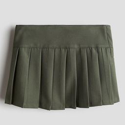 H&M Girls Pleated Twill Skirt-image-88