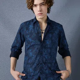 VOLTEDGE Men Classic Floral Opaque Printed Casual Shirt-image-39