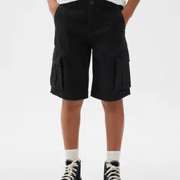 GAP Boys Cotton Regular Fit Cargo Shorts-image-5