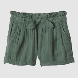 GAP Girls Gauze Pure Cotton Pull-Over Shorts With Drawstring Waist-image-56