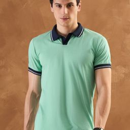 KAY DEE Polo Collar Cotton T-shirt-image-50