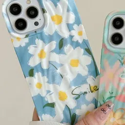 CASE CREATION iPhone 16 Pro Max 3D Smile Rainbow Flower Back Case image 2