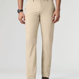 XYXX Kinetic Polyester Brown Solid Trousers for Men-image-69