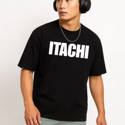 Be Crazy Shankar Impex Anime Graphic Printed Drop-ShoulderSleeves Cotton Oversized T-shirt-image-82