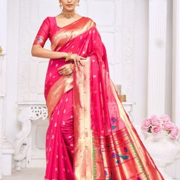Royal Rajgharana Saree Woven Design Zari Pure Silk Banarasi Sarees-19