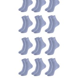 MUKHAKSH Kids 12 Pairs Ankle Length Grey Socks-image-12