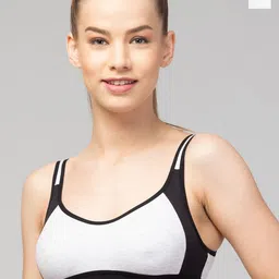 ULLAS Pack Of 2 Full Coverage Non Padded Cotton Workout Bra-picture-24