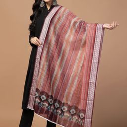 Kaizen TEXO FAB Embroidered Dupatta with Sequinned image 3