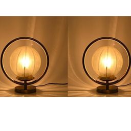 SOMIL White Glass Cylinder Table Lamps-image-93
