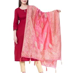 A R SILK DUPATTA HUB Paisley Printed Dupatta-picture-36