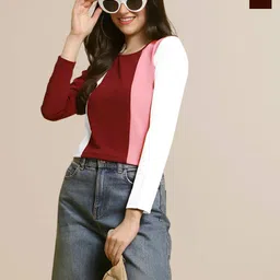 Mast & Harbour Women Pack Of 2 Puff Sleeves Peplum Top-picture-41