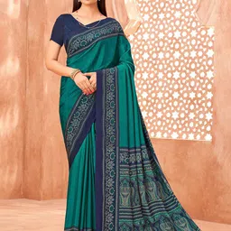 DURGA EMPORIO Ethnic Motifs Silk Blend Saree-picture-50