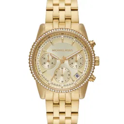 Michael Kors Women Embellished Dial & Stainless Steel Straps Analogue Watch MK7530-image-65