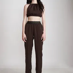 The Samoa Halter Neck Top With Trousers-image-54