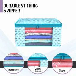 Kuber Industries Blue Set of 6 Regular Drawer Organiser Organisers image 5
