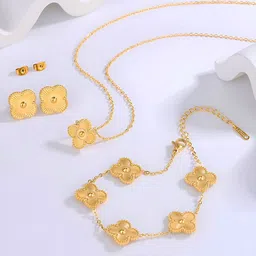 Jewels Galaxy Gold-Plated Jewellery Set-20