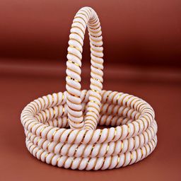 LUCKY JEWELLERY Set Of 4 Gold-Plated Textured Bangles-5