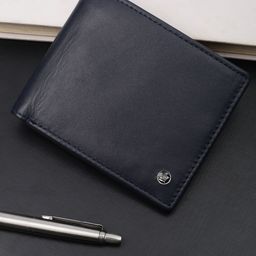 Louis Philippe Men Leather Two Fold Wallet-image-103