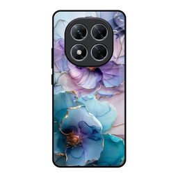 QRIOH Enchanted Floral Printed Poco X7 5G Glass Back Case Mobile Accessories-image-82