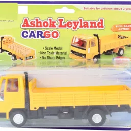 zokato Cargo TRuck with Openable back lid and with Pullback action image 4