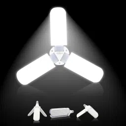Daily Needs Shop Super Bright Garage Foldable LED Fan Blade Bulb Light with Angle Adjustable Ceiling Lamp-23