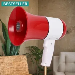 Handheld (Megaphone) (Bhopu) Horn with USB & SD Card Port for AnnouncingLN367 Outdoor, Indoor PA System-image-25