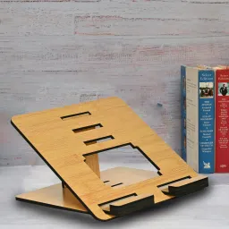 MISBH Wooden Foldable Portable Laptop Stand With 3 Level Adjustable Stand Laptop Stand-image-67